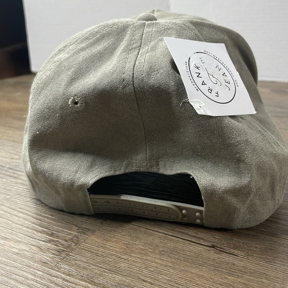 NWT Grey/Beige Frankie & Jean ‘Local’ Canvas Trucker Hat - Picture 4 of 9